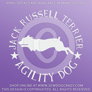 Jack Russell Agility Decals