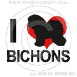 Embroidered Bichon Shirts