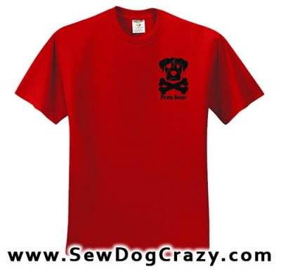 Pirate Boxer Embroidered Tshirt