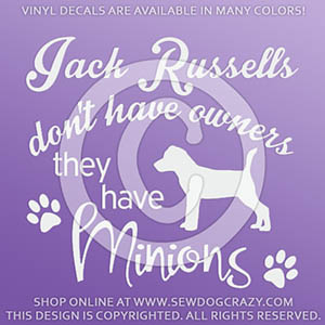 Funny Jack Russell Terrier Decals