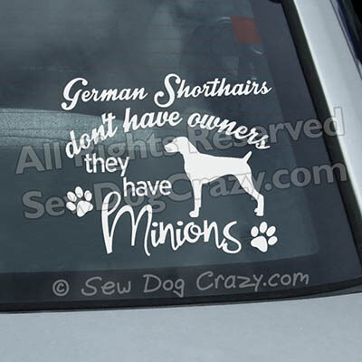 German Shorthaired Pointer Car Decal
