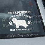 Schapendoes Car Window Stickers