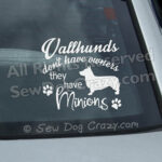 Swedish Vallhund Car Window Stickers