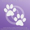 Vinyl Paw Print Stickers