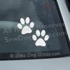 Vinyl Paw Print Car Window Stickers