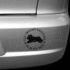 Old English Sheepdog Agility Window Stickers