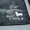 Funny Vinyl Corgi Decals