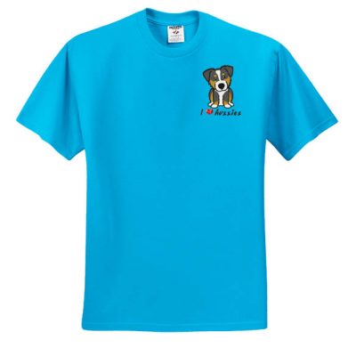 Embroidered Australian Shepherd T-shirt