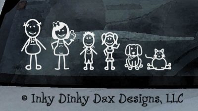 Funny Hillbilly Stick Decals