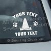 Custom Rally Obedience Window Decal