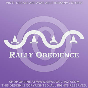 Rally Obedience Decals