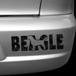 Vinyl Beagle Bumper Sticker