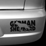 German Shepherd Vinyl Car Sticker