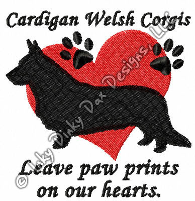 Cardigan Welsh Corgi Embroidery