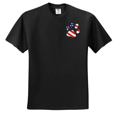 4th of July Embroidered Dog Lover TShirt
