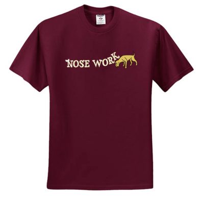 Canine Scent Work Embroidered T-Shirt