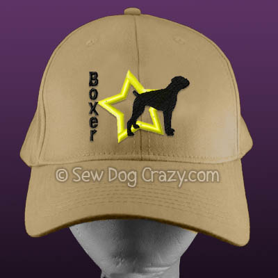 Embroidered Star Boxer Hat