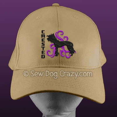 Chinese Crested Embroidered Hat