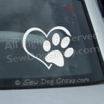 Love Dogs Car Window Stickers