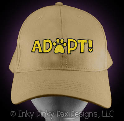 Embroidered Pet Adoption Hat