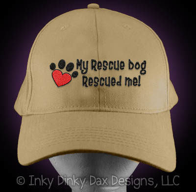 Rescued Me Embroidered Hat