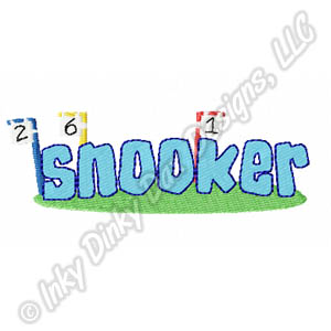 Agility Snooker Embroidery