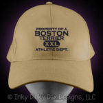 Boston Terrier Embroidered Hat