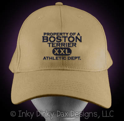 Boston Terrier Embroidered Hat