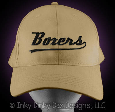 Embroidered Boxer Baseball Hat