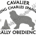 Cavalier Rally Obedience Embroidery