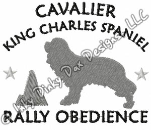 Cavalier Rally Obedience Embroidery