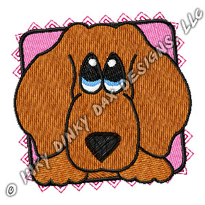 Adorable Dachshund Embroidery