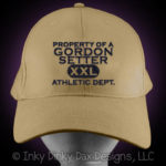 Embroidered Gordon Setter Hat