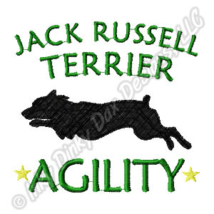 Agility Jack Russel Embroidery