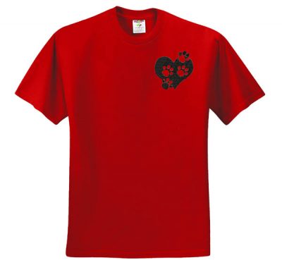 Embroidered Dog Lover TShirt