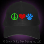 Peace Love Paw Hat