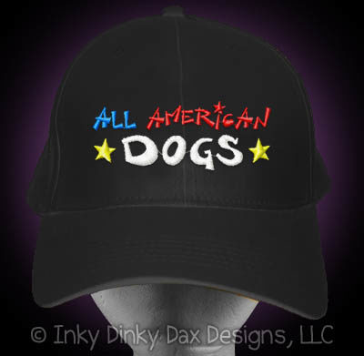 Embroidered All American Dog Hat