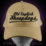 Sporty Old English Sheepdog Hat