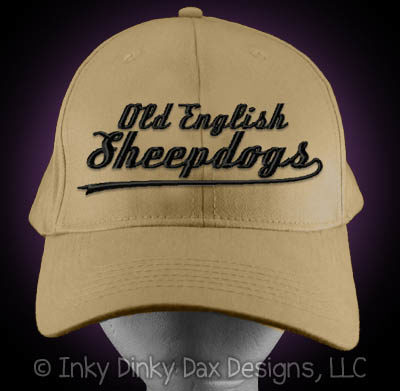 Sporty Old English Sheepdog Hat