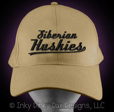 Embroidered Siberian Husky Hat