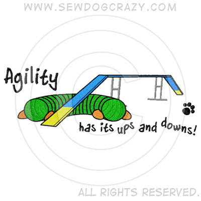 Embroidered Agility Dog Walk Shirts