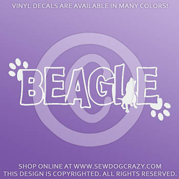 Beagle Vinyl Stickers
