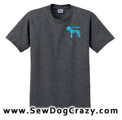 Embroidered Chinese Crested Tshirts