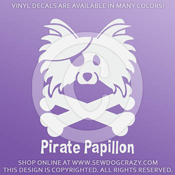 Pirate Papillon Vinyl Stickers