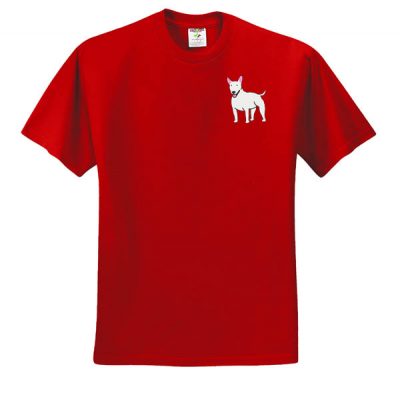 Embroidered Bull Terrier T-Shirt