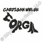 Unique Cardigan Welsh Corgi Embroidery