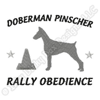 Doberman Rally-O Embroidery