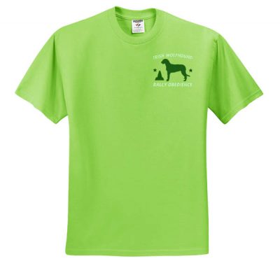 Embroidered Irish Wolfhound Rally Obedience TShirt