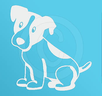 Cute Jack Russell Decal