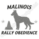 Malinois RallyO Embroidery